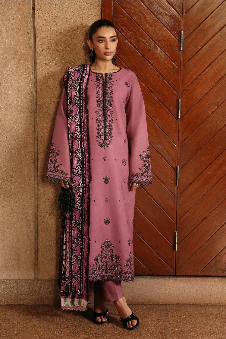 Rajbari - Winter Shawl Edit - Design 02 - Unstitched