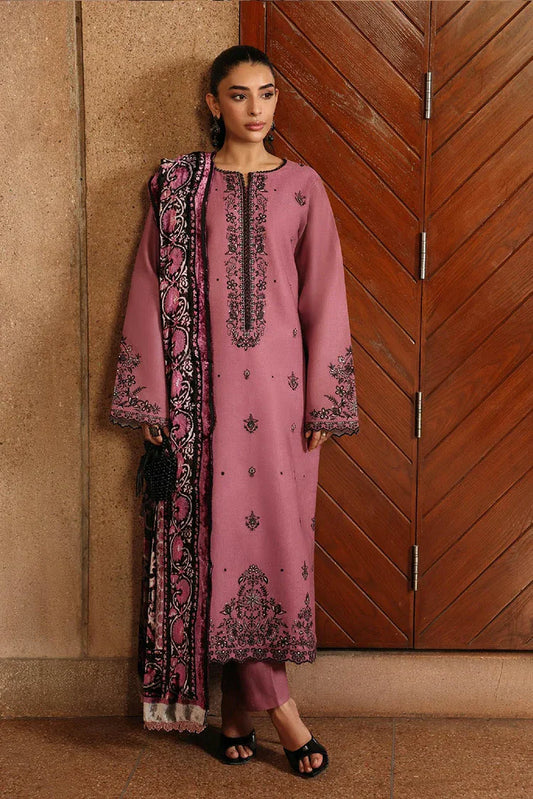 Rajbari - Winter Shawl Edit - Design 02 - Unstitched