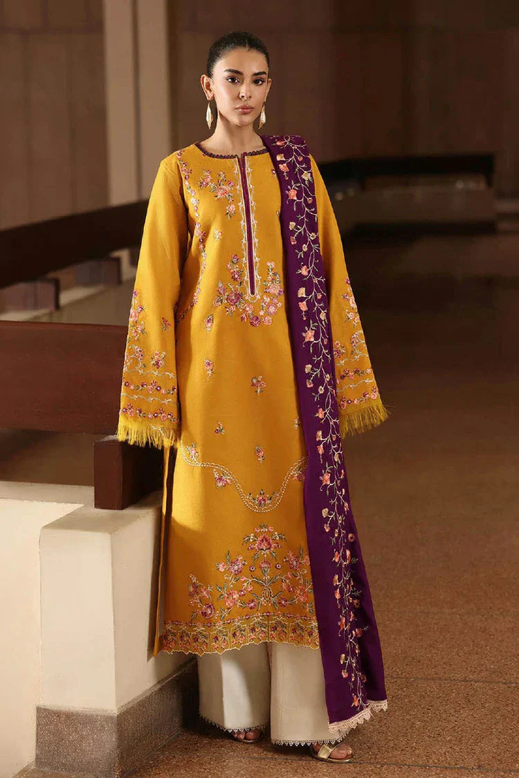 Rajbari - Winter Shawl Edit - Design 03 - Unstitched