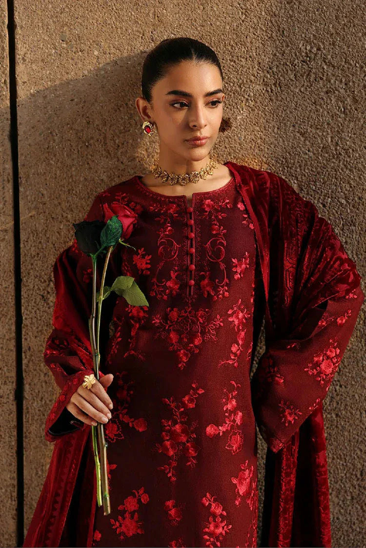 Rajbari - Winter Shawl Edit - Design 04 - Unstitched