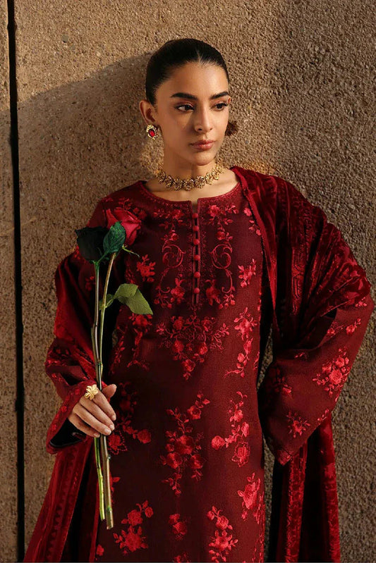 Rajbari - Winter Shawl Edit - Design 04 - Unstitched