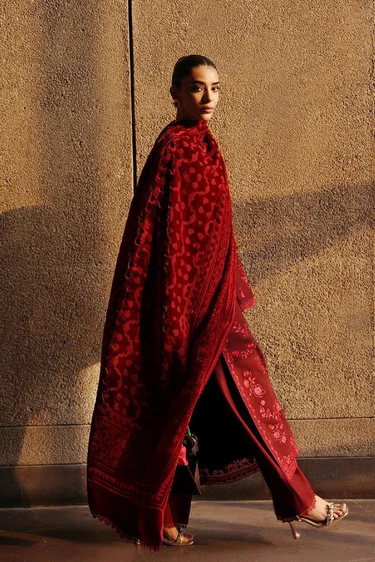 Rajbari - Winter Shawl Edit - Design 04 - Unstitched