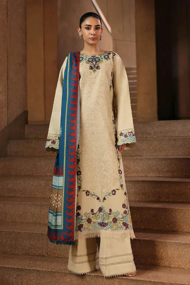 Rajbari - Winter Shawl Edit - Design 05 - Unstitched