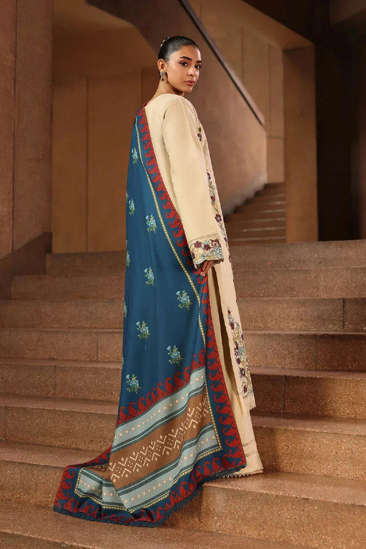 Rajbari - Winter Shawl Edit - Design 05 - Unstitched