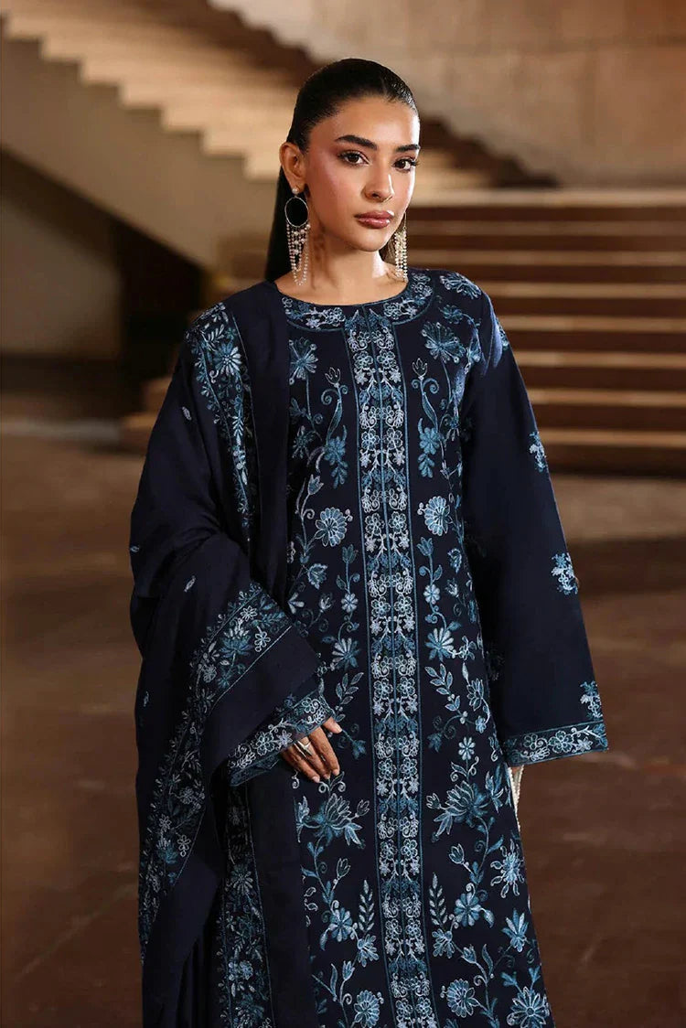 Rajbari - Winter Shawl Edit - Design 06 - Unstitched