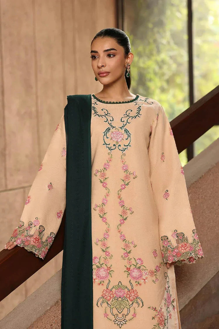 Rajbari - Winter Shawl Edit - Design 07 - Unstitched