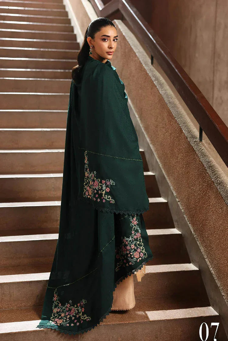 Rajbari - Winter Shawl Edit - Design 07 - Unstitched