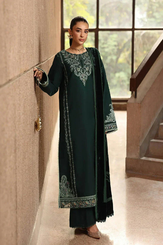 Rajbari - Winter Shawl Edit - Design 09 - Unstitched