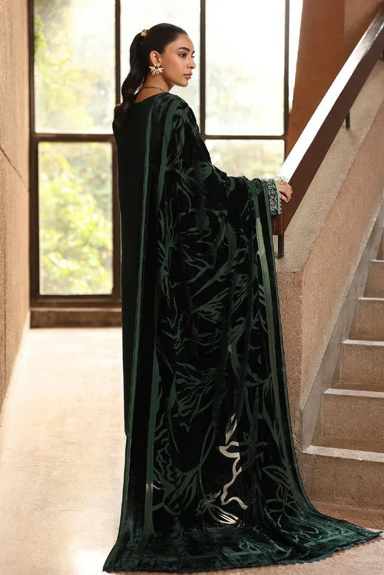 Rajbari - Winter Shawl Edit - Design 09 - Unstitched