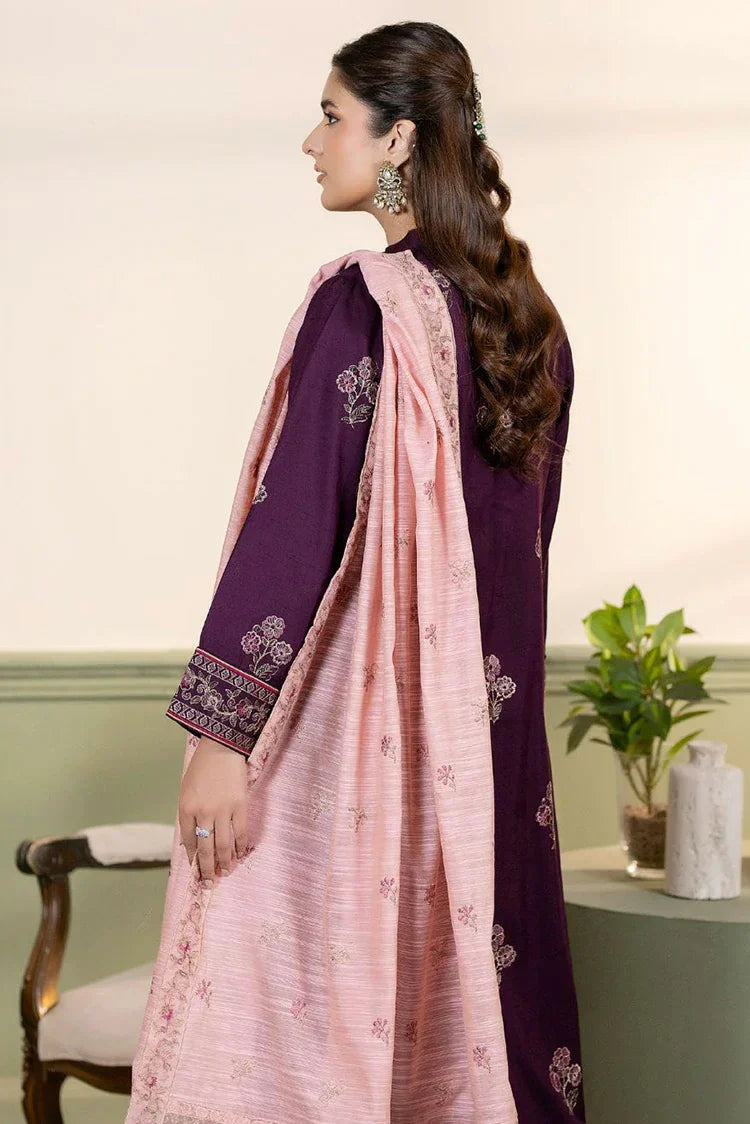 Noor e Fajar - Nisha Embroidered Winter Raw Silk Collection - IS-011 - Unstitched