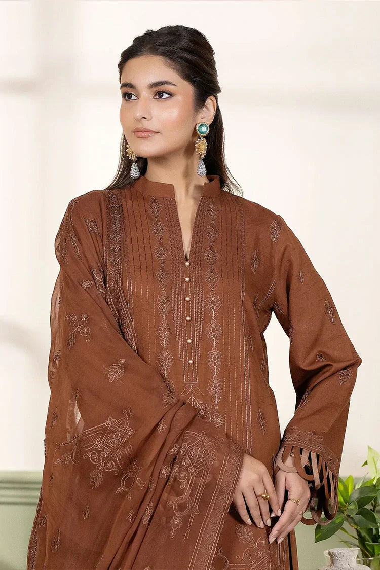 Noor e Fajar - Nisha Embroidered Winter Raw Silk Collection - IS-012 - Unstitched