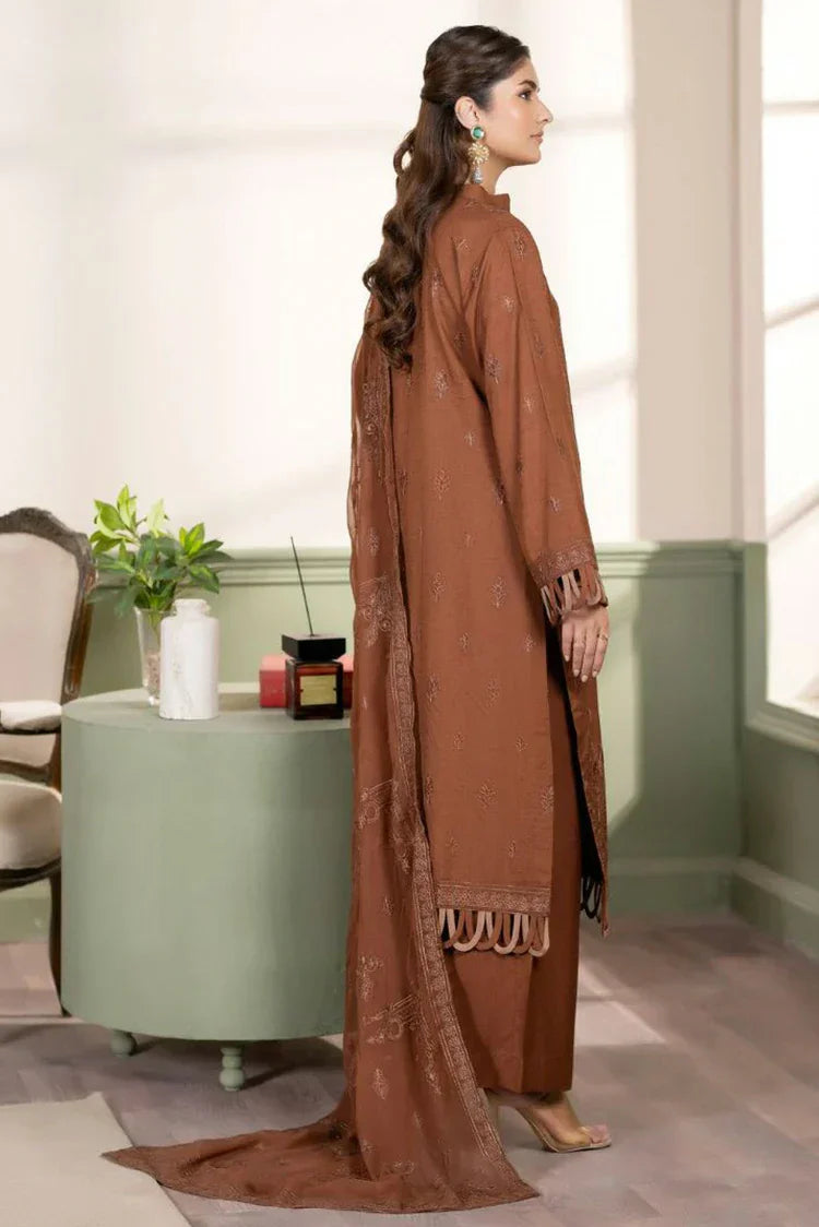 Noor e Fajar - Nisha Embroidered Winter Raw Silk Collection - IS-012 - Unstitched