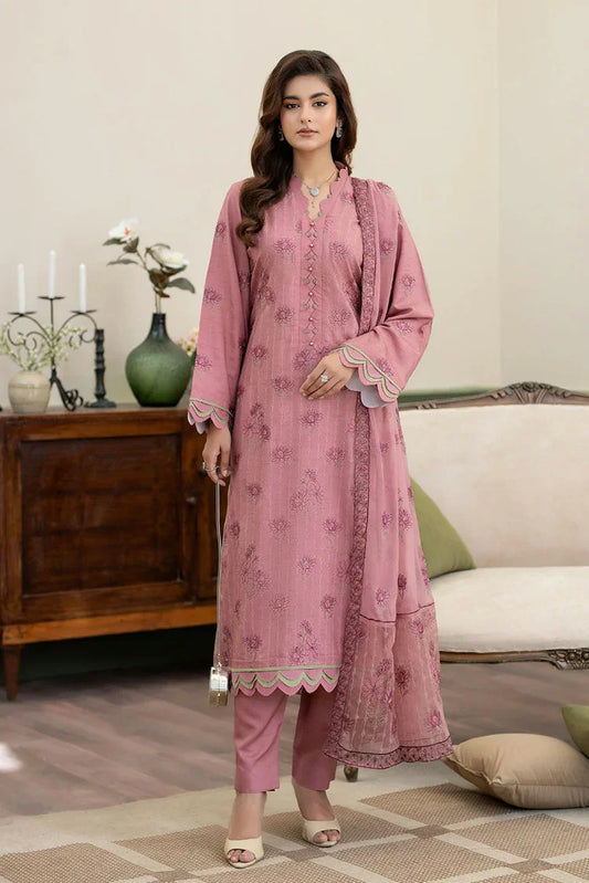 Noor e Fajar - Nisha Embroidered Winter Raw Silk Collection - IS-001 - Unstitched