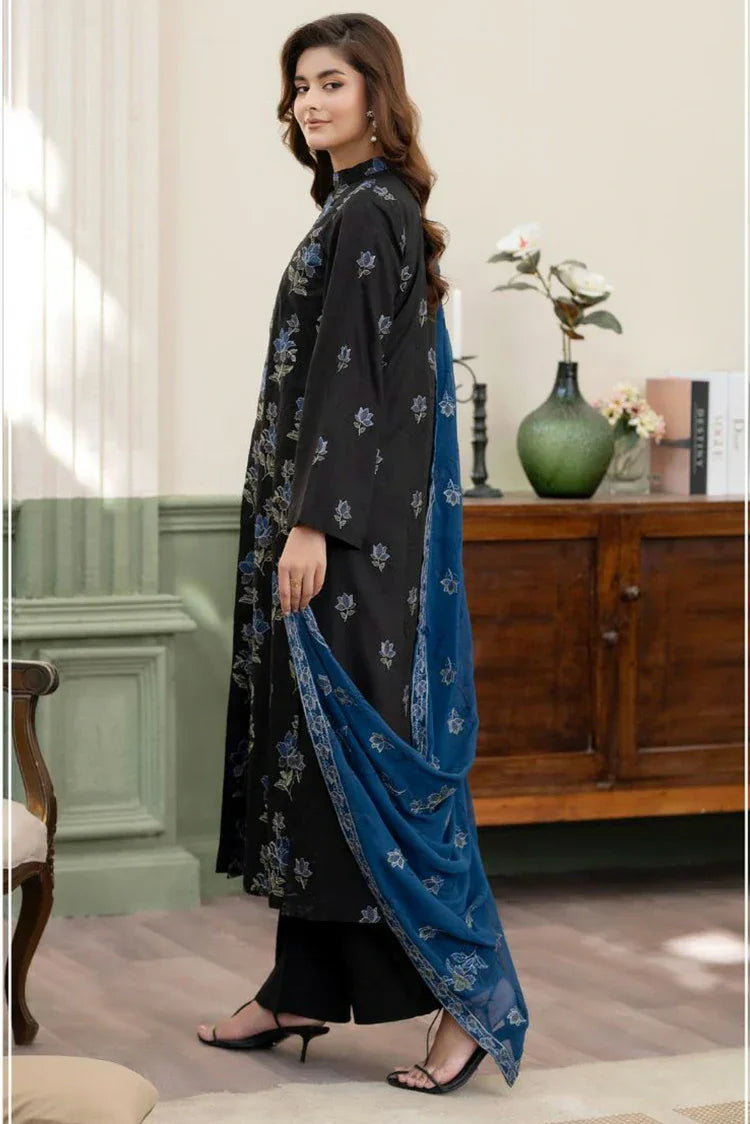 Noor e Fajar - Nisha Embroidered Winter Raw Silk Collection - IS-002 - Unstitched