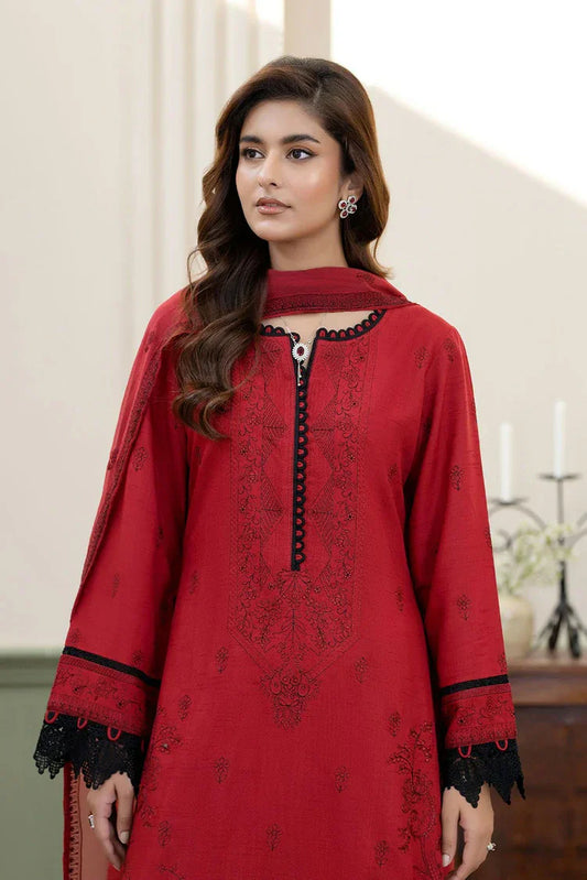 Noor e Fajar - Nisha Embroidered Winter Raw Silk Collection - IS-004 - Unstitched