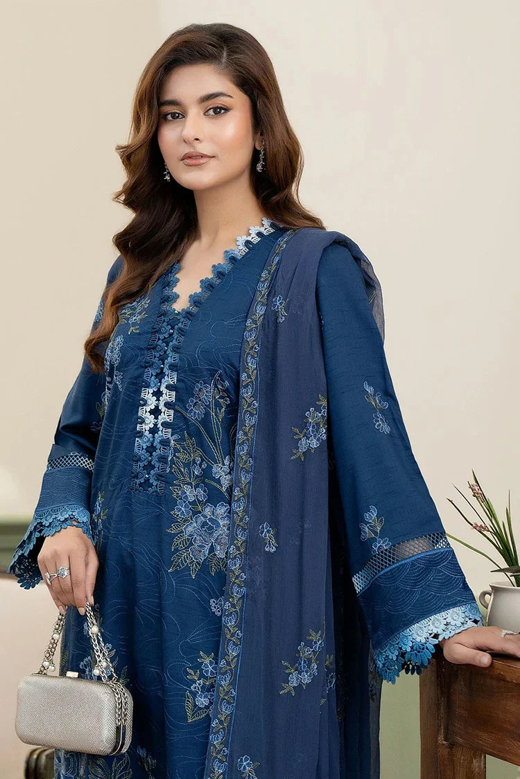 Noor e Fajar - Nisha Embroidered Winter Raw Silk Collection - IS-005 - Unstitched