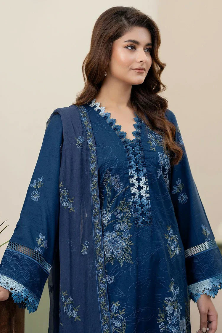 Noor e Fajar - Nisha Embroidered Winter Raw Silk Collection - IS-005 - Unstitched