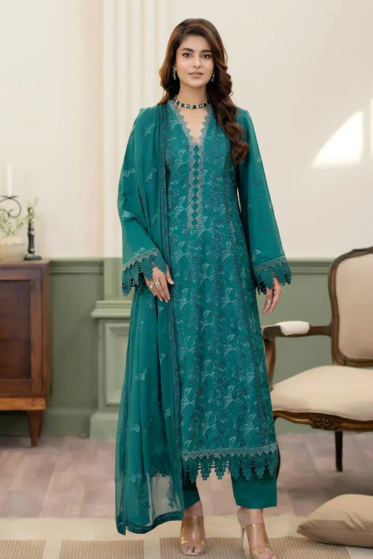 Noor e Fajar - Nisha Embroidered Winter Raw Silk Collection - IS-006 - Unstitched