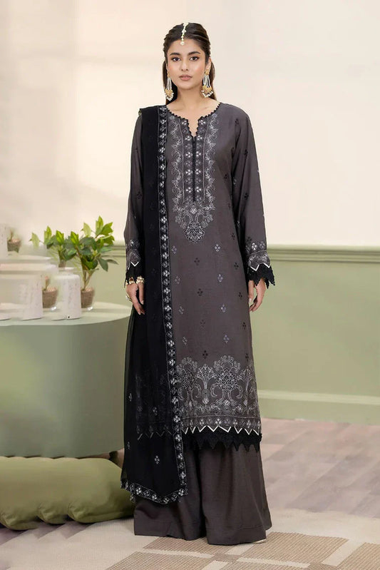 Noor e Fajar - Nisha Embroidered Winter Raw Silk Collection - IS-008 - Unstitched
