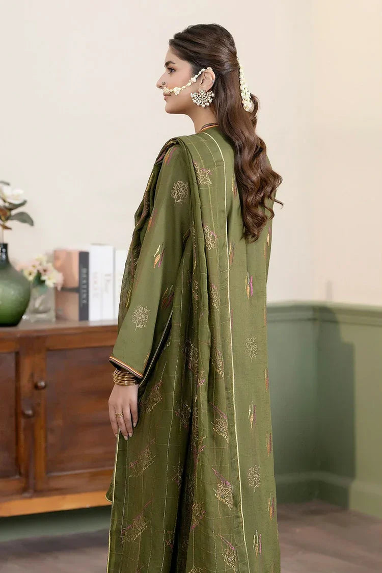 Noor e Fajar - Nisha Embroidered Winter Raw Silk Collection - IS-009 - Unstitched
