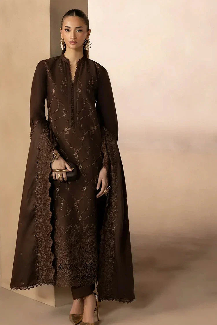 Rajbari - Sareen Premium Viscose Chikankari Collection - Design 02 - Unstitched