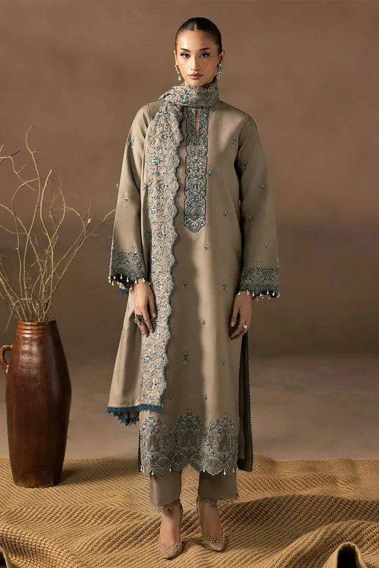 Rajbari - Sareen Premium Viscose Chikankari Collection - Design 03 - Unstitched