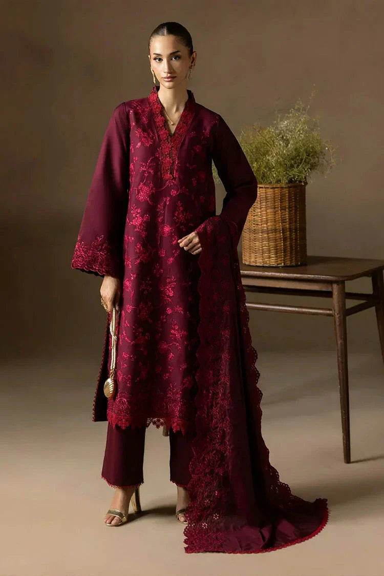 Rajbari - Sareen Premium Viscose Chikankari Collection - Design 04 - Unstitched