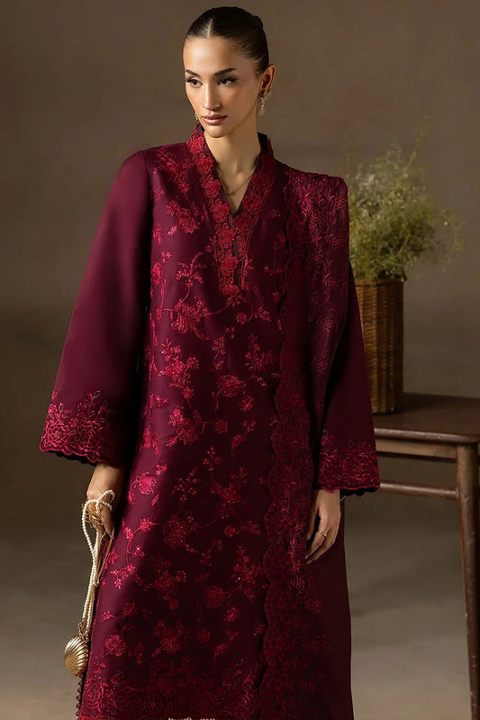 Rajbari - Sareen Premium Viscose Chikankari Collection - Design 04 - Unstitched