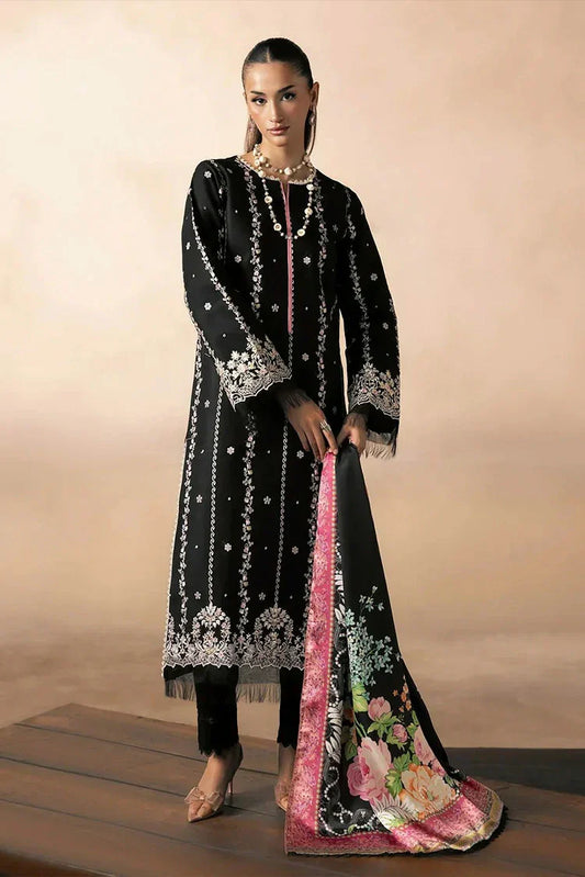 Rajbari - Sareen Premium Viscose Chikankari Collection - Design 05 - Unstitched