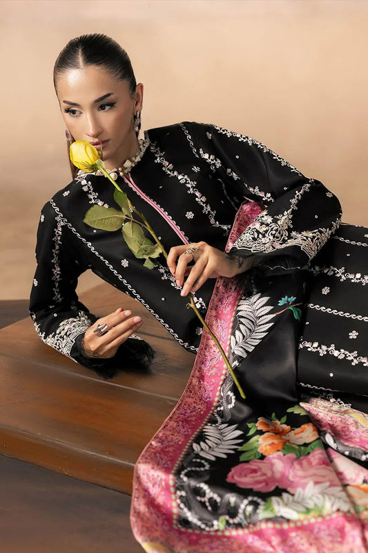 Rajbari - Sareen Premium Viscose Chikankari Collection - Design 05 - Unstitched