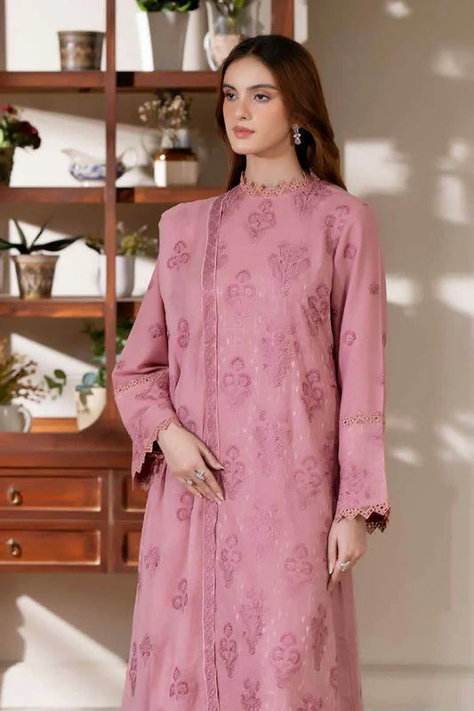 Noor e Fajar - Miraal Embroidered Plain Karandi Collection - KR-254 - Unstitched