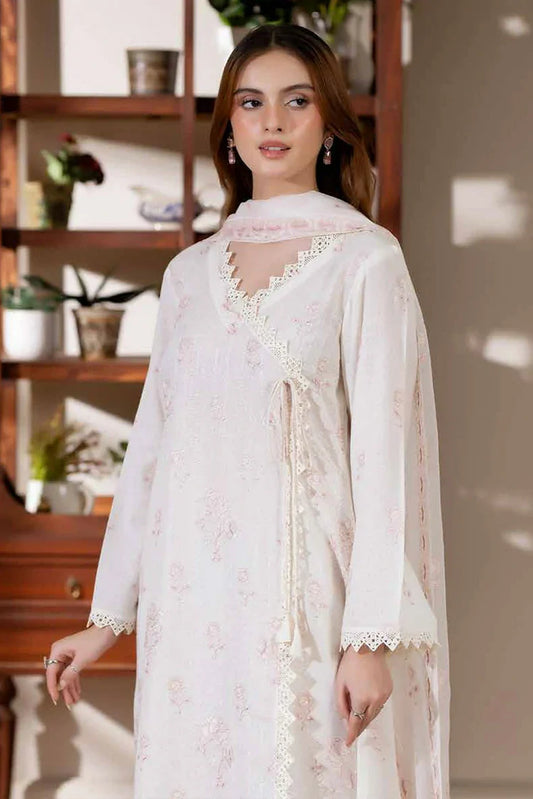 Noor e Fajar - Miraal Embroidered Plain Karandi Collection - KR-255 - Unstitched