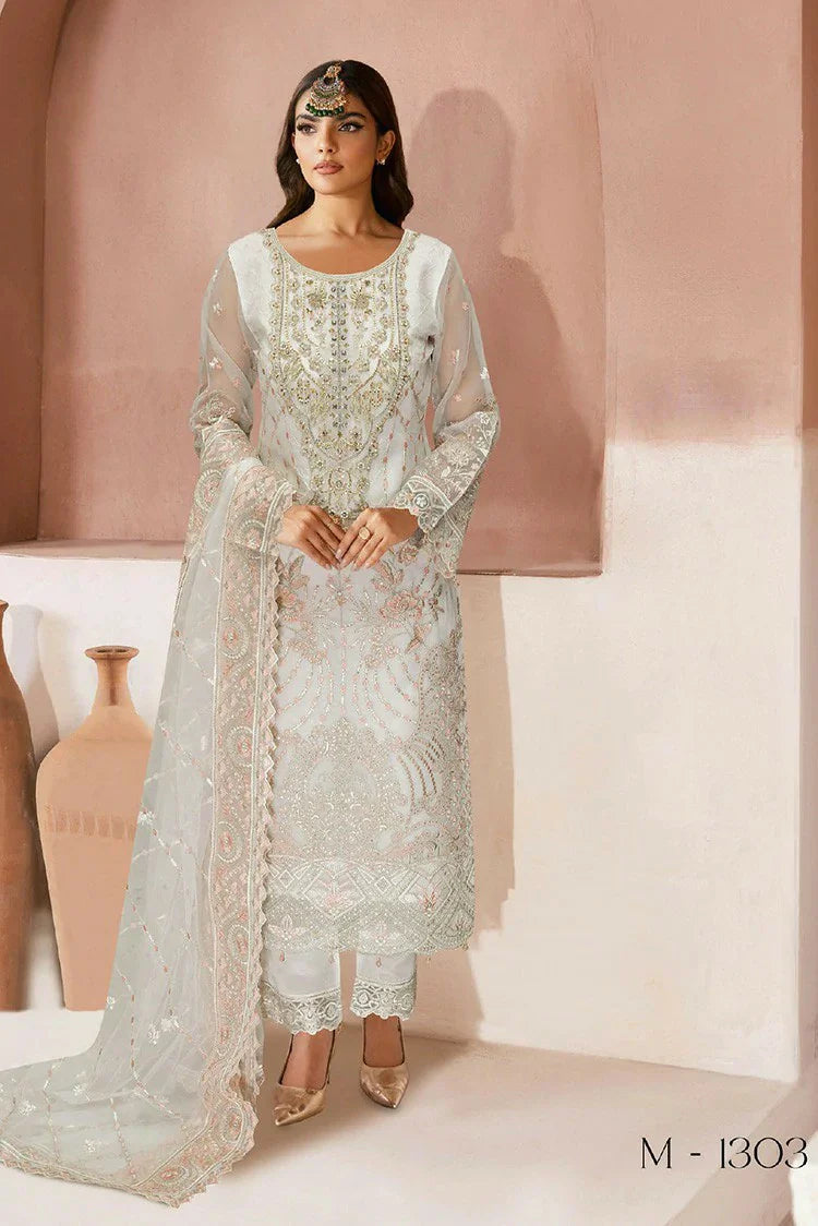 Ramsha - Minhal Embroidered Collection Vol 13 - M-1303 - Unstitched