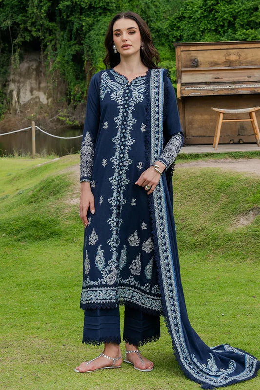Faiza Faisal - Hoor Karandi Winter Edit - 474-HANEEN - Unstitched
