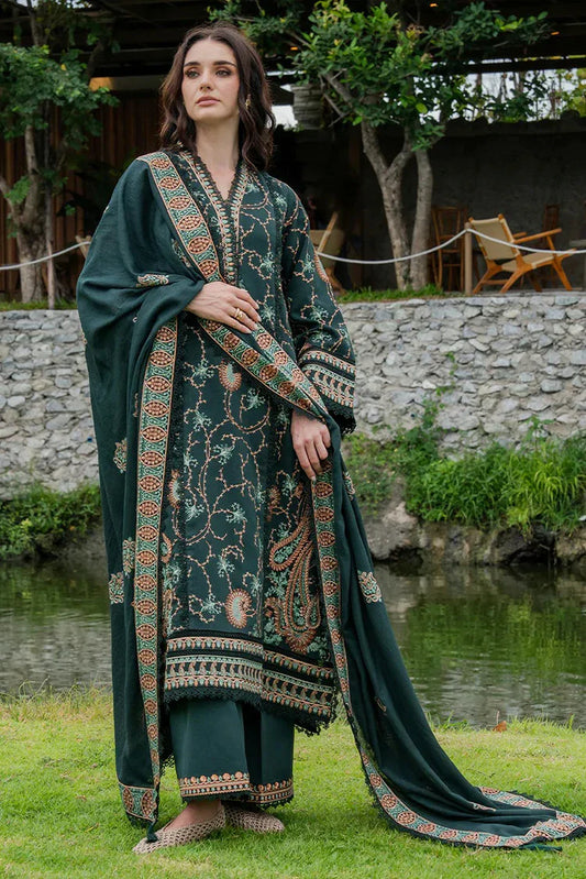 Faiza Faisal - Hoor Karandi Winter Edit - 475-ZAREYA - Unstitched