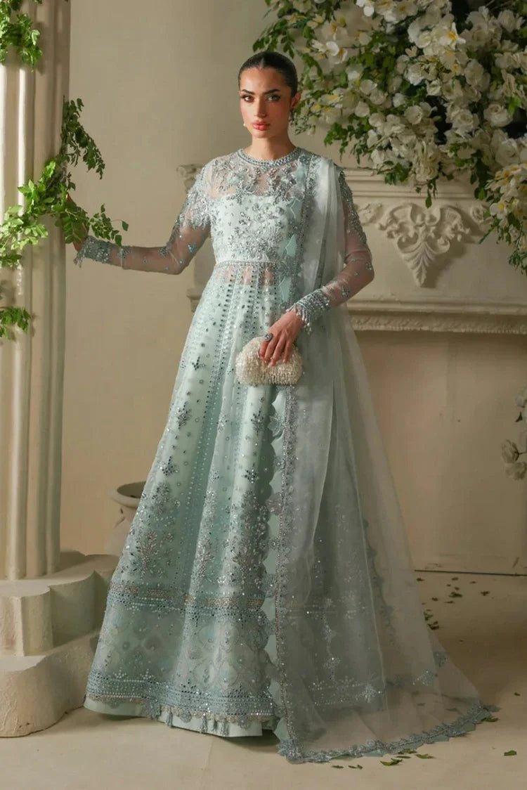 Khurshid - Festive Fusion Vol 1 - WF253FF1-3-Aqua Pearl - Unstitched