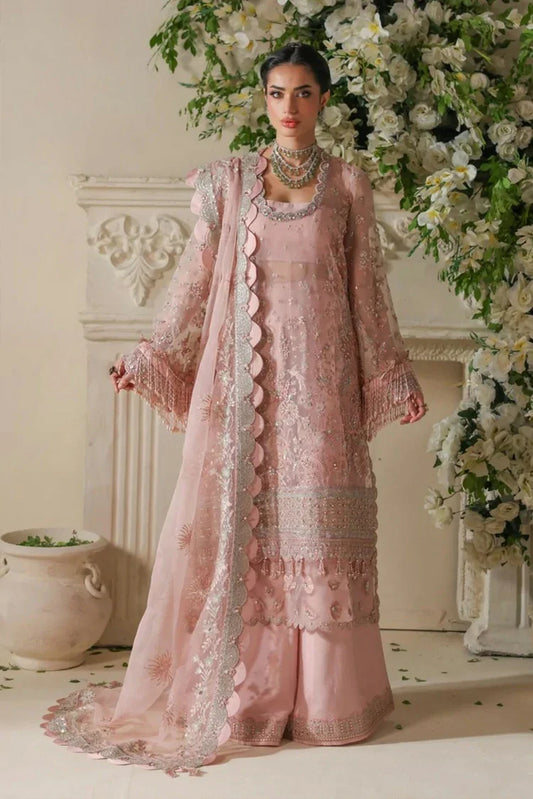 Khurshid - Festive Fusion Vol 1 - WF253FF1-4-Rosy - Unstitched