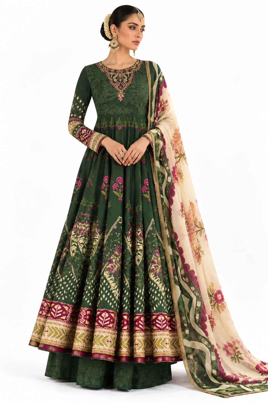 Picture of Saira Rizwan - Pishwas Collection - BAHAAR-03 - Available at Raja Sahib