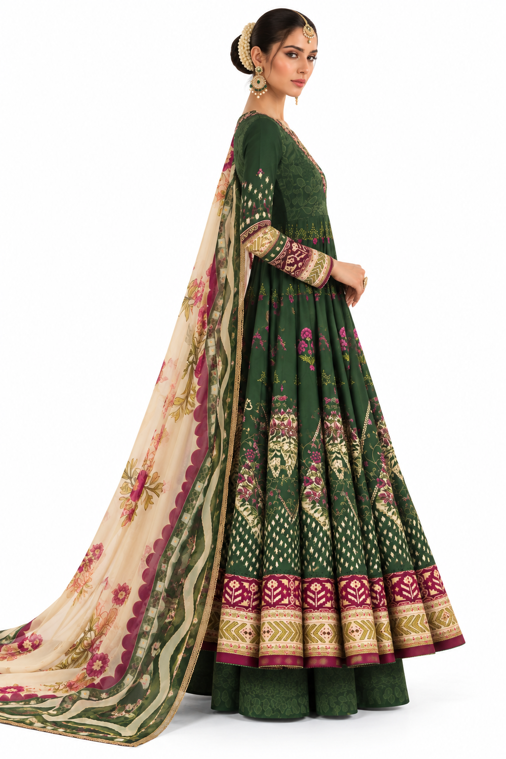 Picture of Saira Rizwan - Pishwas Collection - BAHAAR-03 - Available at Raja Sahib