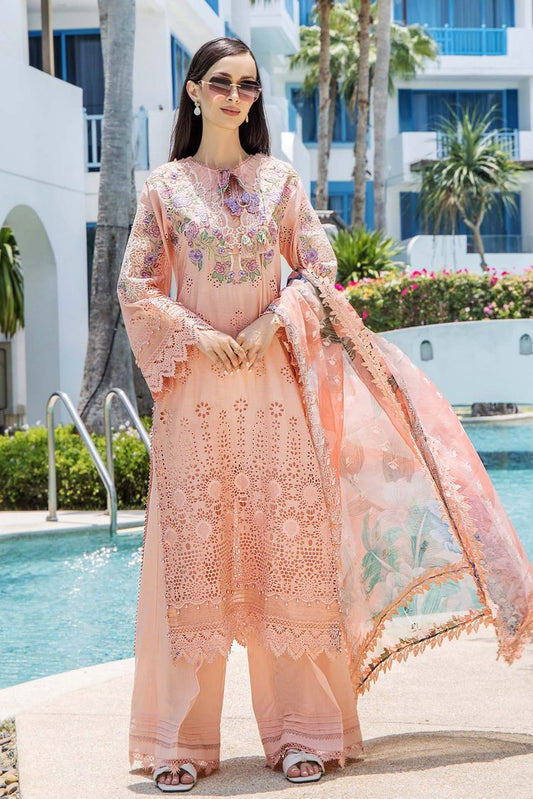 Picture of Adans Libas - Adan's Blossom Unstitched Lawn Collection - 7500 - Available at Raja Sahib