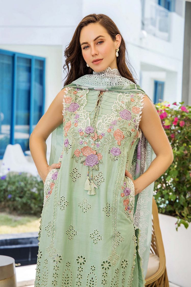 Picture of Adans Libas - Adan's Blossom Unstitched Lawn Collection - 7503 - Available at Raja Sahib