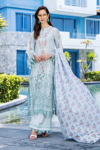 Adan's Blossom Unstitched Lawn Collection - 7506