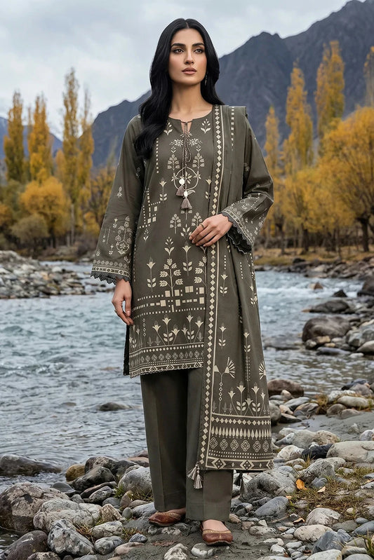 Lakhany - Pashmina Printed Collection - LG-RL-0519-B - Unstitched