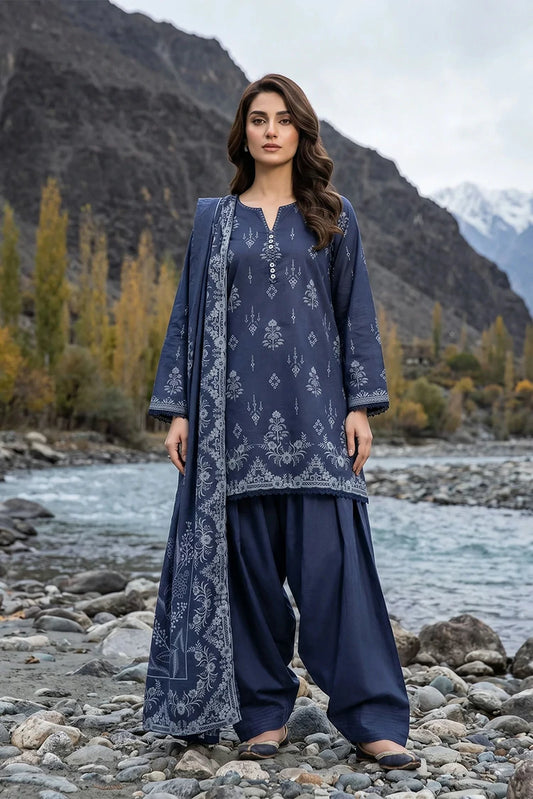 Lakhany - Pashmina Printed Collection - LG-SG-0160-A - Unstitched