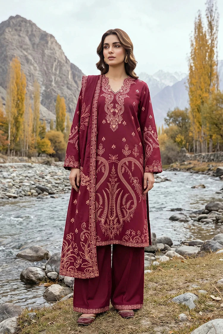 Lakhany - Pashmina Printed Collection - LG-RK-0192-A - Unstitched