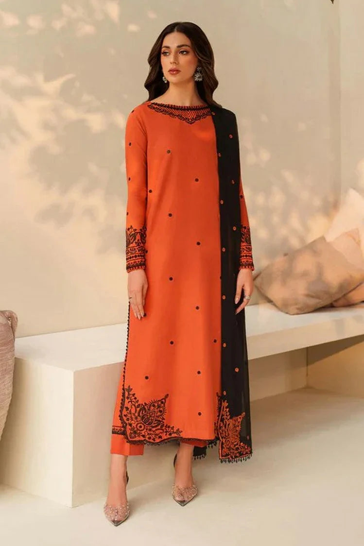 Zarif - Tabeer The Silk Edit - ZE-TS-05 SANGRIA - Unstitched