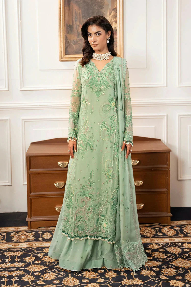 Zarizaa - Check In 5 Series Chiffon Collection - 1G-Regalia - Unstitched