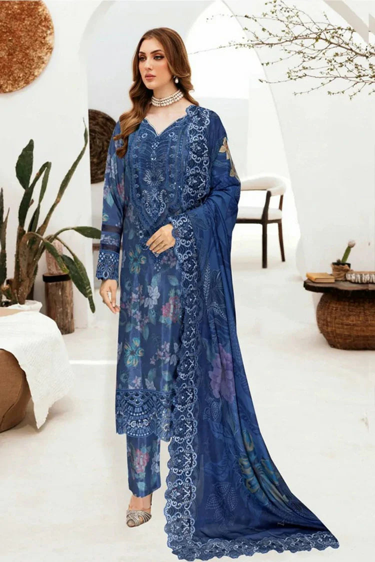 Ramsha - Riwaj Premium Rawsilk Collection Vol 6 - J-601 - Unstitched