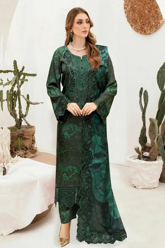 Ramsha - Riwaj Premium Rawsilk Collection Vol 6 - J-605 - Unstitched
