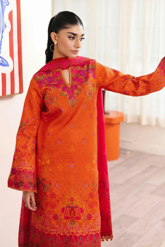 Rajbari - Nissa Summer Floral Symphony Collection - Design 10 - Unstitched